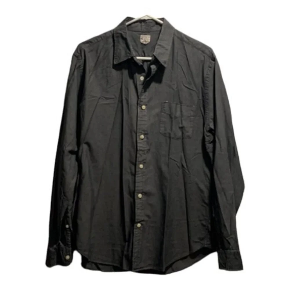 J. Crew Men’s Surwashed Oxford Casual Button Down Shirt Size Large GUC #7903